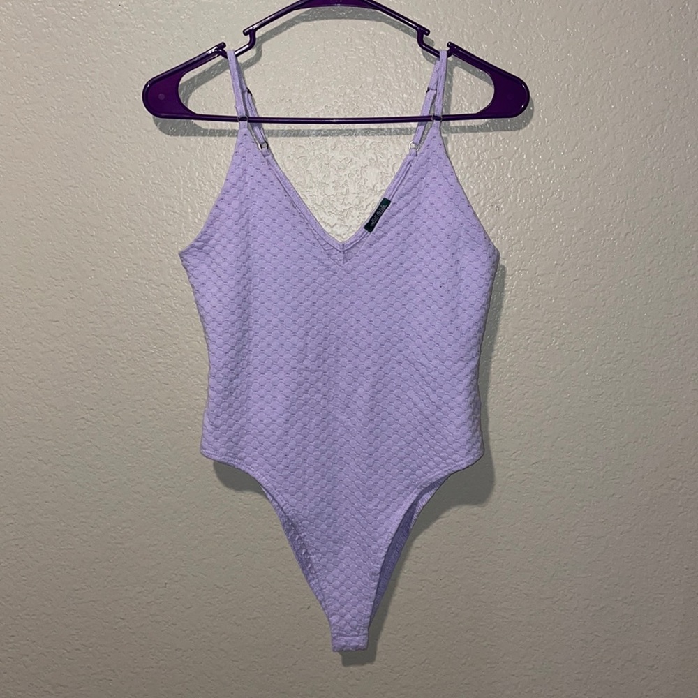 Onesie straps purple